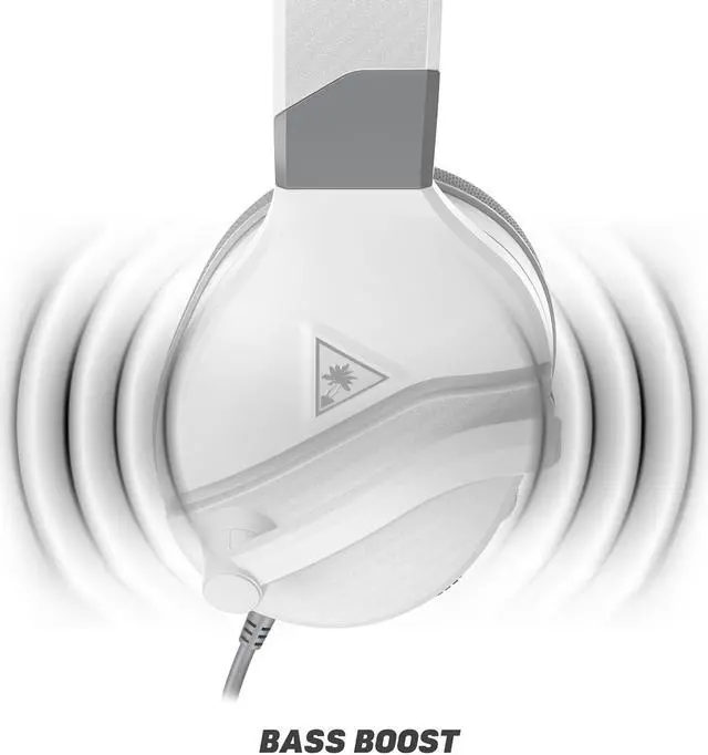 Alt view image 7 of 7 - Turtle Beach Recon 200 Gen 2 Powered Gaming Headset for Xbox Series X, Xbox Series S, & Xbox One, PlayStation 5, PS4, Nintendo Switch, Mobile, & PC with 3.5mm connection - White