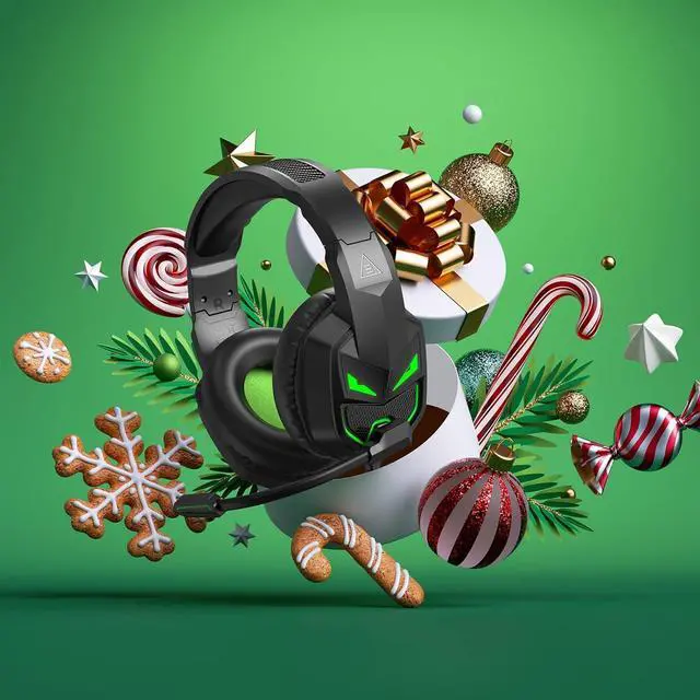 Alt view image 7 of 7 - EKSA Fenrir S Gaming Headset for Xbox Series X/S, Xbox One, PS5, PS4, PC, Switch - Noise Cancelling Microphone, Comfortable Ear Pads, 50 mm Drivers, RGB Light, One Key Control - Birthday Gift