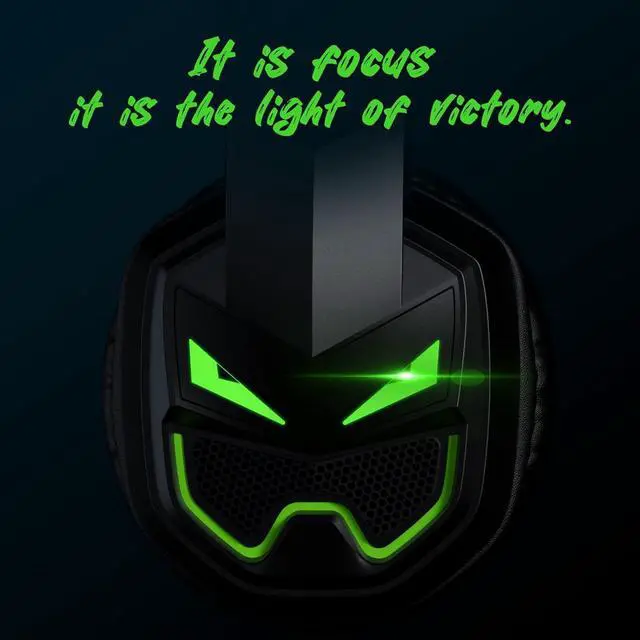 Alt view image 6 of 7 - EKSA Fenrir S Gaming Headset for Xbox Series X/S, Xbox One, PS5, PS4, PC, Switch - Noise Cancelling Microphone, Comfortable Ear Pads, 50 mm Drivers, RGB Light, One Key Control - Birthday Gift