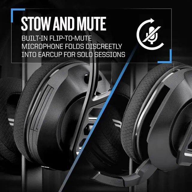 Alt view image 5 of 7 - 600 PRO HX Dual Wireless Universal Gaming Headset with Bluetooth for Xbox Series X|S, Xbox One, Playstation PS4, PS5, Nintendo Switch, PC, USB & Mobile