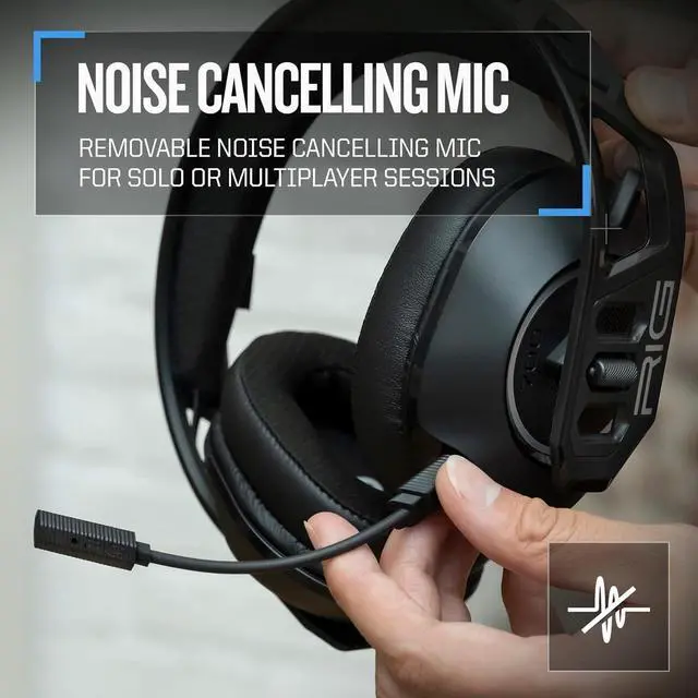 Alt view image 5 of 7 - RIG 700HD Ultralight Wireless Gaming Headset with Removable Noise Canceling Microphone for PC, Mac, PS4, PS5, USB (NOT Compatible with Xbox)