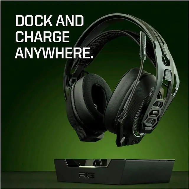 Alt view image 3 of 7 - RIG 800 PRO HX Wireless Headset & Multi-Function Base Station Officially Licensed for Xbox Series X|S, Xbox One, Windows 10/11 PCs - Dolby Atmos for Headphones 3D Surround Sound - 24 Hour Battery