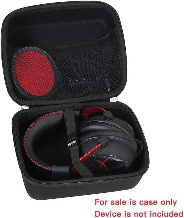 Alt view image 3 of 7 - Hermitshell Travel Case Fits HyperX Cloud I II Gaming Headset KHX-HSCP-RD/KHX-H3CL/WR