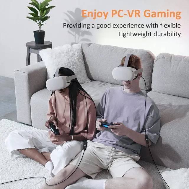 Alt view image 7 of 7 - NexiGo Enhanced 16FT Link Cable with Signal Amplifier, USB 3.2 Gen1 Type C to A, Fast Charging & High-Speed Data Transfer (up to 5Gbps), Compatible with Oculus Quest 1 and 2 Headset to Gaming PC