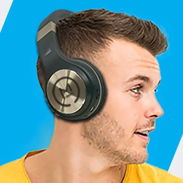 Alt view image 3 of 3 - Morpheus 360 Serenity Bluetooth Headphones with Built-in Microphone, 10-Hour Playtime, Bluetooth Headset, Gaming Headphones, Over-Ear Headphones, Wireless Gaming Headset - HP5500R