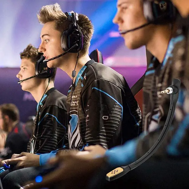 Alt view image 5 of 5 - Smays Mic Replacement for Astro A40 / A40 TR Gaming Headset, Detachable Noise-Cancelling Boom Microphone Piece with Foam Cover