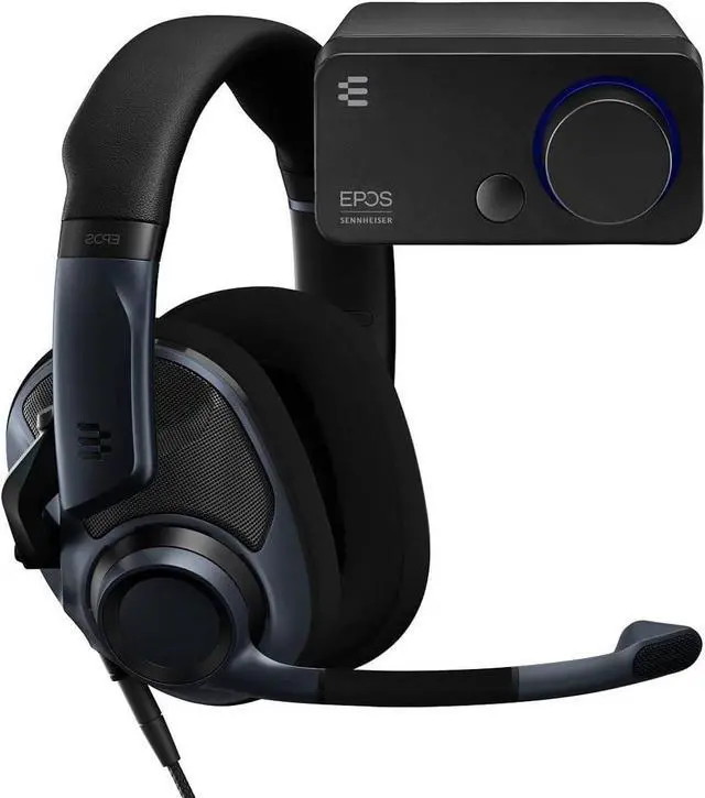 Main image of EPOS Audio PC Gaming Bundle with H6PRO Open Acoustic Gaming Headset (Sebring Black) and GSX 300 External Audio Card (Black) (1001166)