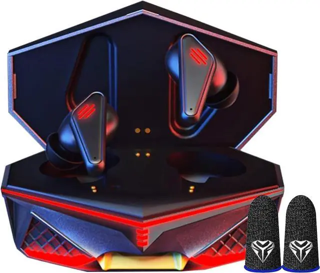 Alt view image 2 of 7 - YOVDA Wireless Gaming Earbud, K98 Wireless Gaming Headphone with Charging Case and Built-in Mic, Bluetooth 5.1 Dual Game Music Mode Earbuds Wireless Headphones with 30 Hours Playtime, RGB
