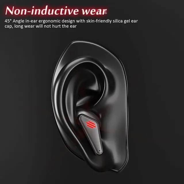 Alt view image 7 of 7 - YOVDA Wireless Gaming Earbud, K98 Wireless Gaming Headphone with Charging Case and Built-in Mic, Bluetooth 5.1 Dual Game Music Mode Earbuds Wireless Headphones with 30 Hours Playtime, RGB