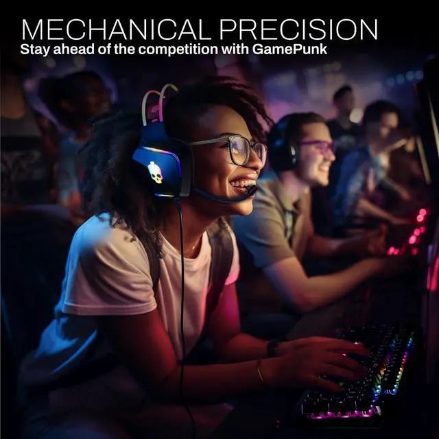 Alt view image 5 of 6 - Game Punk Codebreakers PC Gaming Bundle  Includes Keyboard, Mouse, Headset, LED XL Mouse Pad, Stand, RGB Light Strip  6-in-1 PC Gaming Accessory Bundle