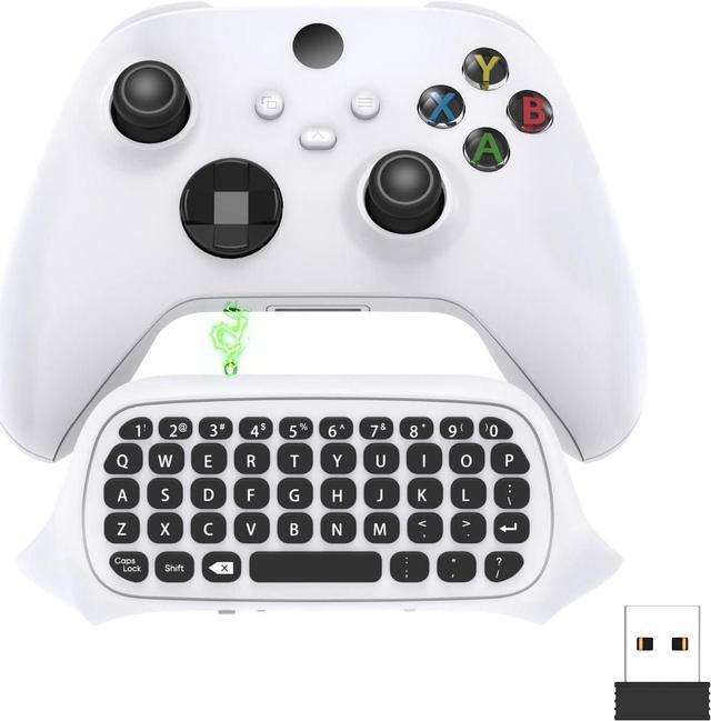 Main image of Controller Keyboard for Xbox Series X/S, Wireless 2.4G Ergonomic USB Gamepad Keypad QWERTY Chatpad with Audio and Headset Jack for Game Live Chat Compatiable with Xbox Series S/Series X/One/One S