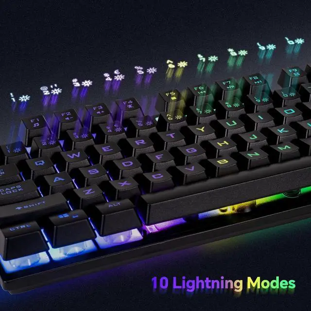 Alt view image 3 of 7 - Gaming Keyboard Mouse and Headset with mic Combo USB Wired RGB Backlit Gamer Bundle Compatible with PC Windows 7/8/10/11 Xbox one PS4 PS5(Black)