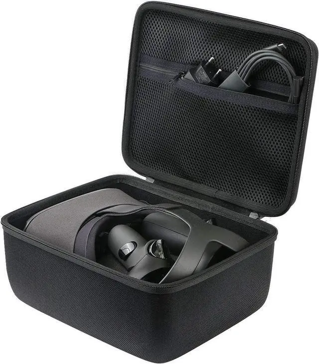 Main image of Khanka Hard Travel Case Replacement for Oculus Quest 2/2020 Edition All-in-one 3D VR Gaming Headset (Black)