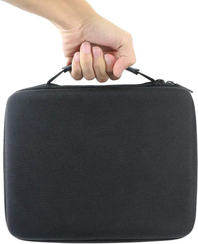 Alt view image 7 of 7 - Khanka Hard Travel Case Replacement for Oculus Quest 2/2020 Edition All-in-one 3D VR Gaming Headset (Black)