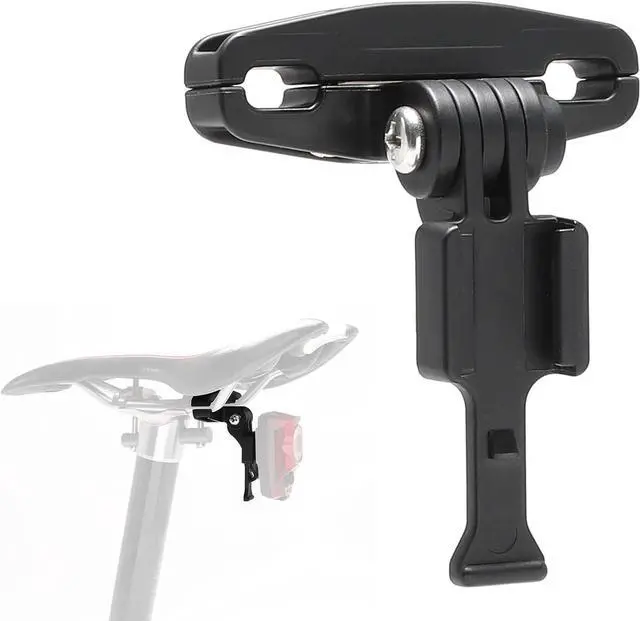 Main image of Cygolite Saddle Rail Mount - for Cygolite Hypershot & Hotshot Series Tail Lights  Installs Under Bicycle Saddle, Less Cluttered Look  Compact & Durable - Fits Most Bicycle Saddles, Black