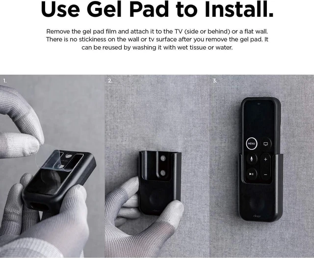 Alt view image 7 of 7 - elago Apple TV Multi Mount Bundle with Remote Holder for All Apple TVs