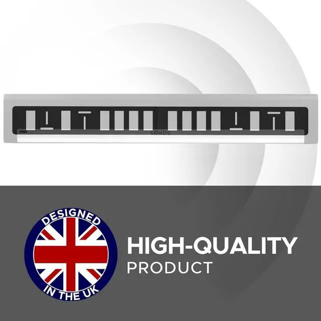 Alt view image 5 of 7 - Playbar Wall Mount Bracket Kit with Mounting Accessories for Sonos Soundbar, Designed in The UK by Soundbass