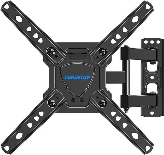 Main image of MOUNTUP Full Motion TV Wall Mount for Most 26-50 Inch TVs, Max VESA 300x300mm Wall Mount TV Bracket with Swivel Tilting Extension Level Adjustment for LED LCD Flat Curved TVs Up to 53 LBS, MU0018