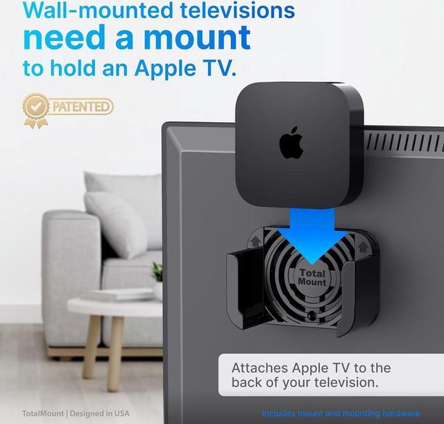 Alt view image 2 of 6 - TotalMount  Apple TV Mount  Compatible with all Apple TVs