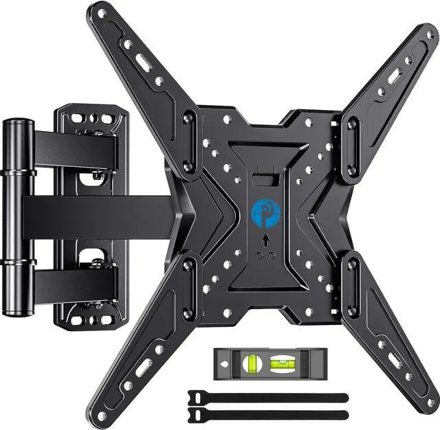 Main image of Pipishell Full Motion TV Wall Mount for Most 26-60 inch TVs with Swivel, Tilt, Extension, Single Stud Articulating TV Mount Bracket, Holds up to 77 lbs, Max VESA 400x400mm, PIMF11