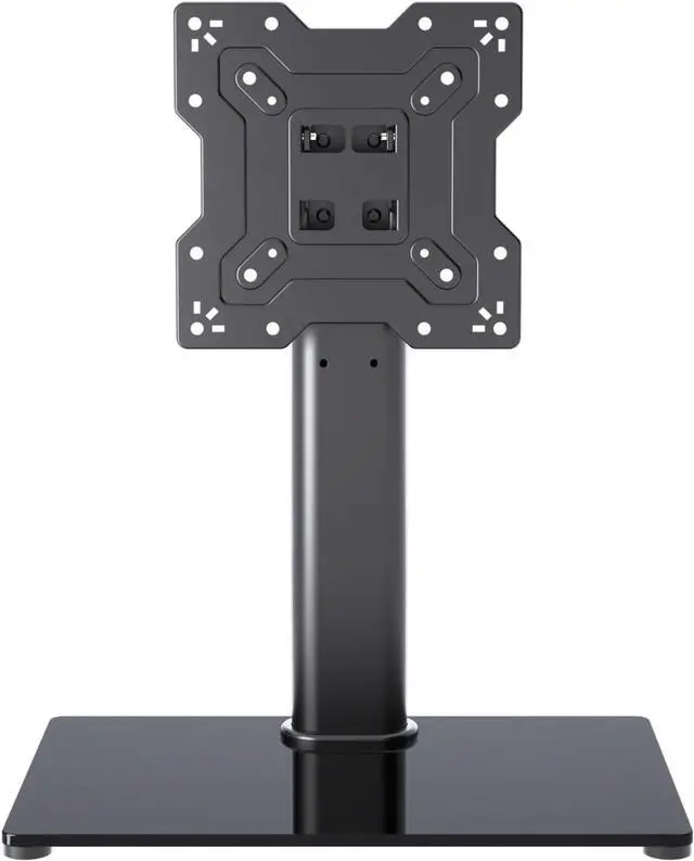 Main image of Universal TV Stand Base, Table Top TV Stand for 17-43 Inch LCD/LED TVs, Height Adjustable Monitor Mount Stand with Tempered Glass Base Holds up to 88lbs VESA 200x200mm, TS103