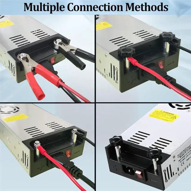 Alt view image 5 of 6 - New Version DC 24V 25A 600W Switching Power Supply Adapter 110V AC to 24V DC Converter Power Supply Transformer for 24 Volt Winch Car Jack Monitor CCTV Security Camera Car Stereo and More 24v Device