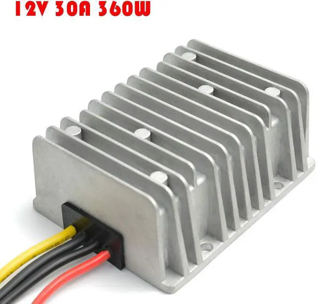 Alt view image 2 of 7 - MGGi DC Converter Regulator 36V 48V Step Down to 12V 30A 360W, Waterproof Big-Size Voltage Reducer, High-Power DC/DC Power Supply Module Buck Transformer, for Golf Cart, forklifts, Car