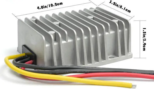 Alt view image 3 of 7 - MGGi DC Converter Regulator 36V 48V Step Down to 12V 30A 360W, Waterproof Big-Size Voltage Reducer, High-Power DC/DC Power Supply Module Buck Transformer, for Golf Cart, forklifts, Car