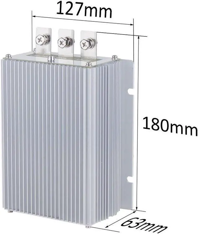 Alt view image 7 of 7 - uxcell Voltage Converter Regulator DC 24V to DC 12V 60A 720W Truck Power Transformer