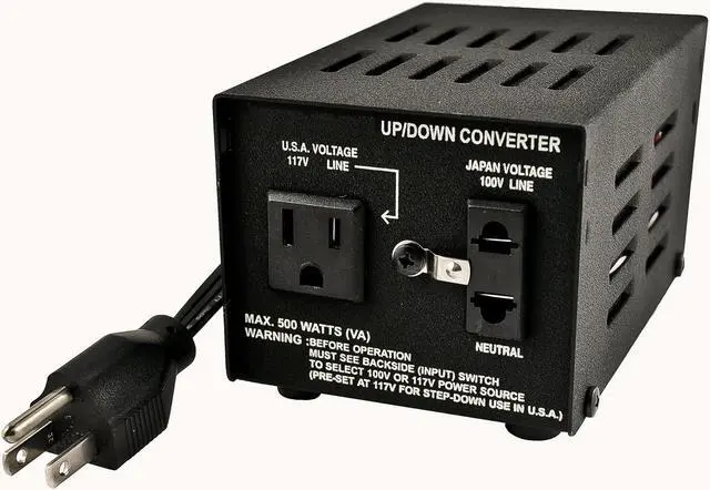 Main image of VCT VT-500J - Japanese Step Up/Down Voltage Transformer Converts Japan 100 Volts To 110V OR Vice Versa - 500 Watt