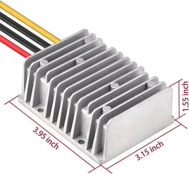 Alt view image 5 of 7 - Cllena DC/DC 12V to 24V Boost Converter 25A 600W Step Up Voltage Regulator Power Supply Voltage Transformer (Input 10V-16V)