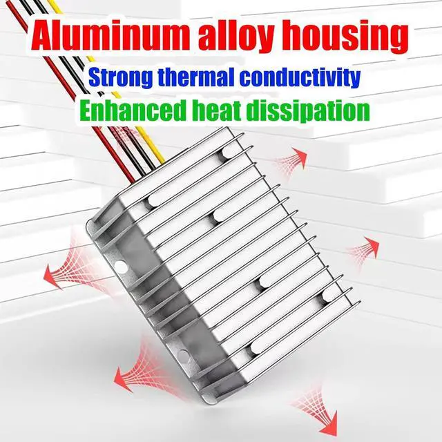 Alt view image 2 of 7 - DC 12V Step Up to 24V Boost Converter 20A 480W DC Voltage Regulator Power Converter Waterproof Module Transformer for Golf Cart Club Car