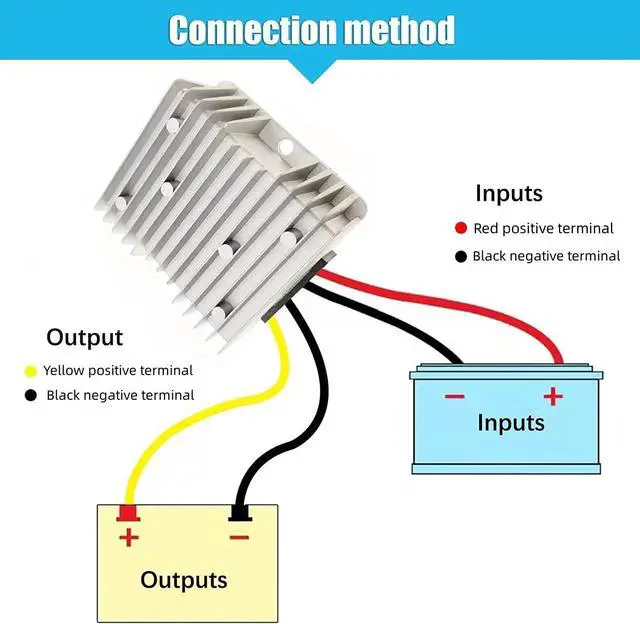 Alt view image 5 of 7 - DC 12V Step Up to 24V Boost Converter 20A 480W DC Voltage Regulator Power Converter Waterproof Module Transformer for Golf Cart Club Car
