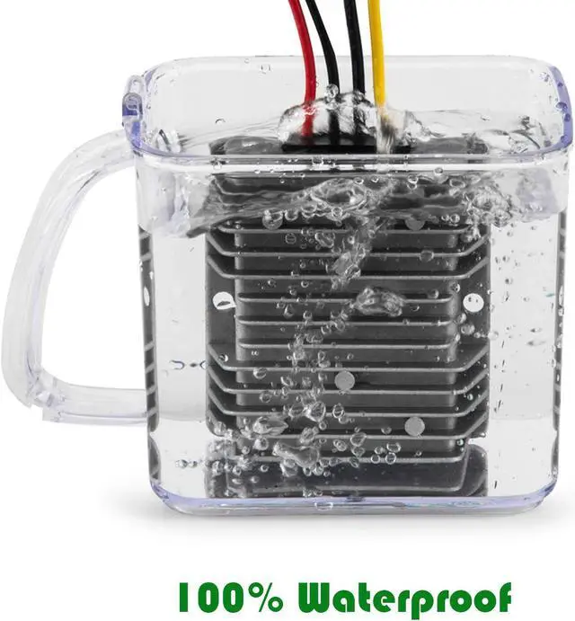 Alt view image 6 of 7 - DC/DC Voltage Reducer Converter 12V 24V Step Down to 6V 10A 60W, Power Supply Module Buck Transformer, Waterproof, for Golf Cart, Forklifts, Car