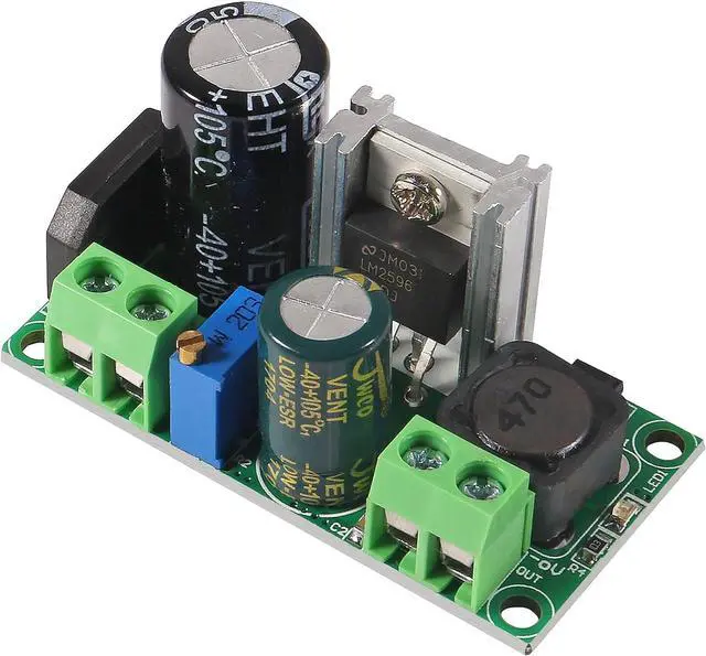Alt view image 3 of 7 - UMLIFE 4PCS AC/DC to DC Step Down Buck Converter AC 5-30V DC 5-48V 24V 36V 48V to DC 2.5-35V 12V Voltage Regulator Board 2A Adjustable Volt Power Supply Module