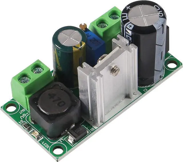 Alt view image 5 of 7 - UMLIFE 4PCS AC/DC to DC Step Down Buck Converter AC 5-30V DC 5-48V 24V 36V 48V to DC 2.5-35V 12V Voltage Regulator Board 2A Adjustable Volt Power Supply Module