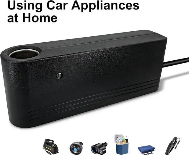 Alt view image 2 of 5 - HorHor 96W AC to DC Converter 12V 8A Car Cigarette Lighter Adapter 110V-240V to 12v Car Lighter Socket Power Supply Adapter for Wall Plug Outlet