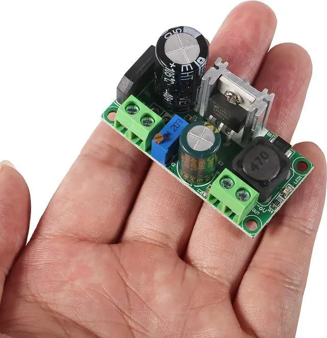 Alt view image 7 of 7 - UMLIFE 4PCS AC/DC to DC Step Down Buck Converter AC 5-30V DC 5-48V 24V 36V 48V to DC 2.5-35V 12V Voltage Regulator Board 2A Adjustable Volt Power Supply Module