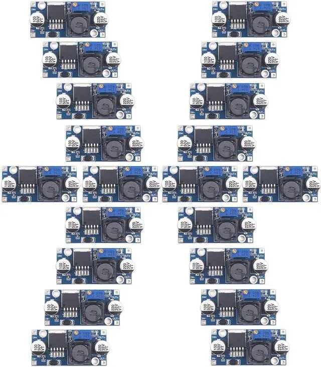 Main image of BULVACK 20-Pack LM2596 DC to DC High Efficiency Voltage Regulator 3.0-40V to 1.5-35V Buck Converter DIY Power Supply Step-Down Module