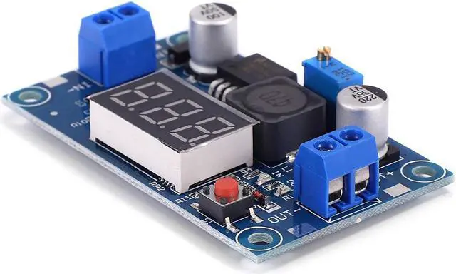 Alt view image 2 of 5 - Teyleten Robot LM2596S LM2596 with LED Display Voltmeter Buck Converter DC-DC 4.0-40V to 1.25-37V 2A Voltage Adjustable Board Step Down Module Power Supply Module (5pcs)