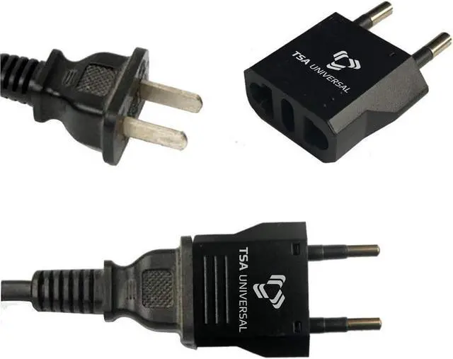 Alt view image 2 of 4 - United States to Italy Travel Power Adapter to Connect North American Electrical Plugs to Italian Outlets for Cell Phones, Tablets, eReaders, and More (2-Pack, Black)