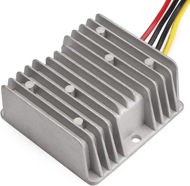 Alt view image 7 of 7 - DROK Waterproof 60W Automatic Step Up Down Voltage Regulator Stabilizer 10V-36V to 12V 5A Buck Boost Power Converter 12V Volts Regulator for Fan Motor