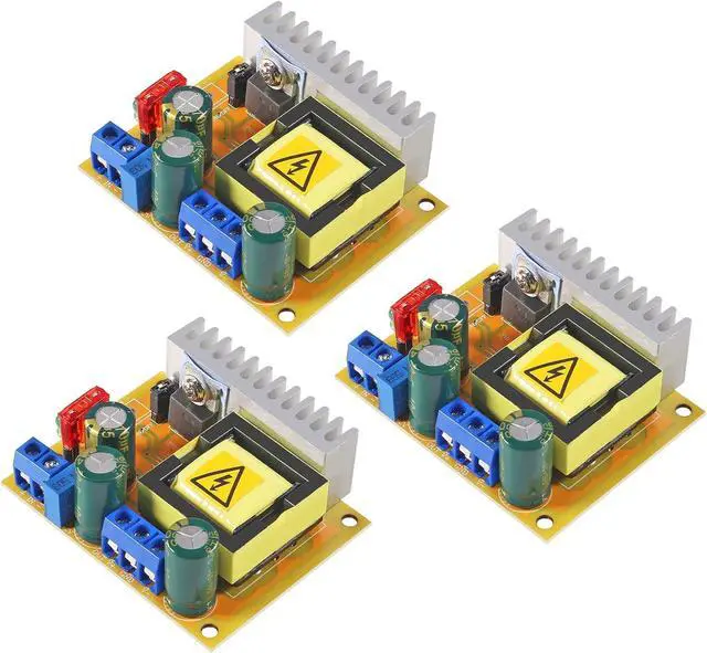 Main image of 3pcs DC-DC High Voltage Boost Converter 8V-32V to ±45V-390V ZVS Step-up Booster Module Capacitor Charging Power Supply Module