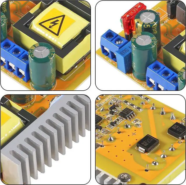 Alt view image 4 of 7 - 3pcs DC-DC High Voltage Boost Converter 8V-32V to ±45V-390V ZVS Step-up Booster Module Capacitor Charging Power Supply Module
