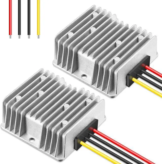 Main image of 2 Pcs 36V 48V to 12V Converter Golf Cart Voltage Reducer, 10A 120w DC to DC Buck Converter 12 Volt Voltage Regulator for Golf Cart Club Car Audio LED Strip Light Universal Power Stabilizer