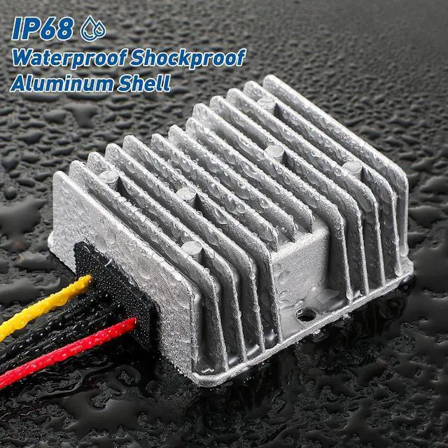 Alt view image 6 of 7 - 2 Pcs 36V 48V to 12V Converter Golf Cart Voltage Reducer, 10A 120w DC to DC Buck Converter 12 Volt Voltage Regulator for Golf Cart Club Car Audio LED Strip Light Universal Power Stabilizer