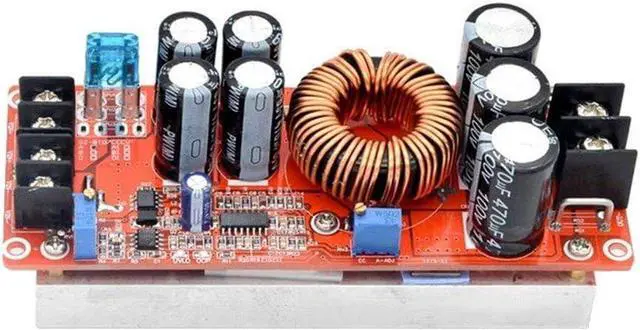 Alt view image 7 of 7 - Aideepen 1200W 20A DC Converter Boost Car Step-up Power Supply Module Adjustable Voltage Converter 8-60V to 12-83V