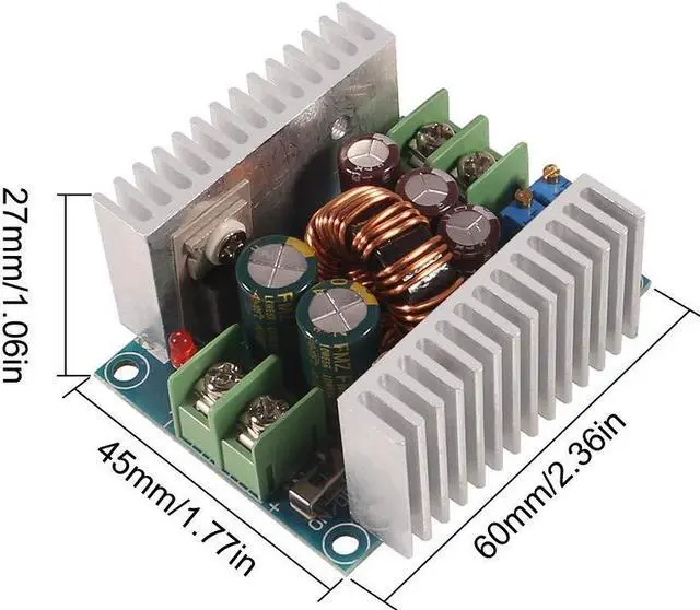 Alt view image 6 of 6 - 20A 300W CC CV Step Down Module Adjustable DC 6-40V to 1.2-36V Voltage Regulator Buck Converter Constant Current Power Supply Module (4pcs)