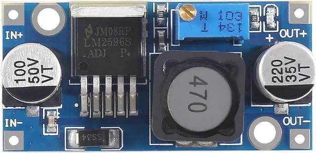 Alt view image 5 of 6 - 10Pack LM2596 DC-DC Buck Converter,Adjustable Step Down Voltage Regulator 3-40V to 1.5-35V High Efficiency Power Supply Volt Reducer Transformer Module (10PCS)
