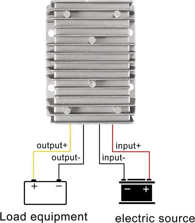 Alt view image 6 of 6 - uxcell DC12V/24V to DC 5V 30A 150W Waterproof Power Supply Module Voltage Converter Regulator Transformer
